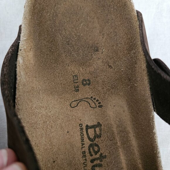 Betula Licensed by Birkenstock Brown Suede Thong Sandals - US 8 - Picture 6 of 12